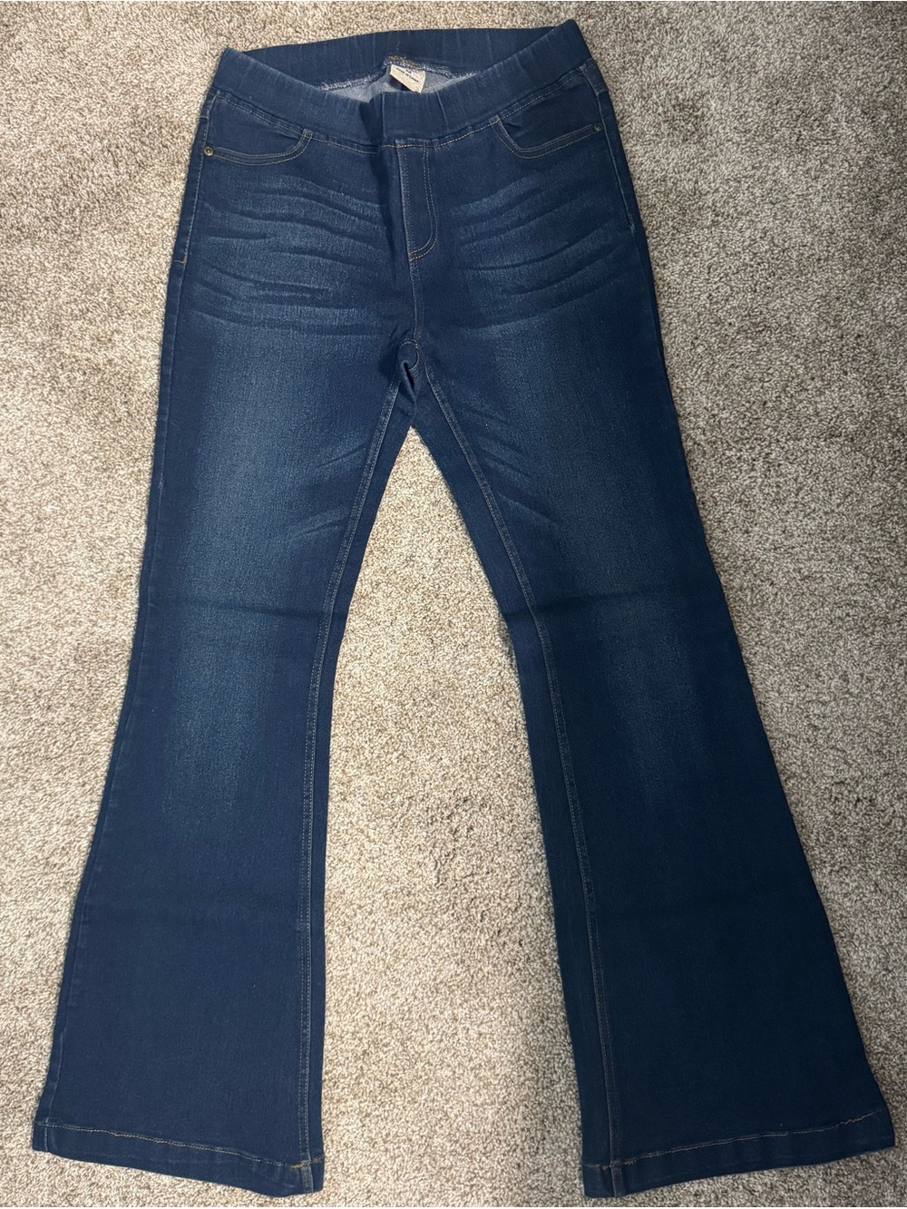 JVINI Dark Blue Flare Jeans